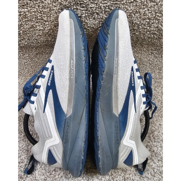 Brooks Ricochet 3 Mens Size 8.5M Grey & Navy Running Shoes Sneakers 1103611D199 - Picture 8 of 16